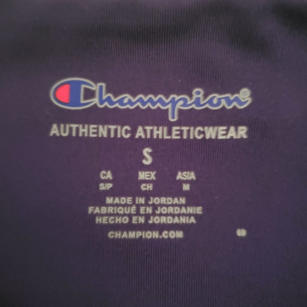 Champion Women's Sport High-Rise Tight C Dot Print Scatter/Athletic Navy Small - Picture 11 of 15
